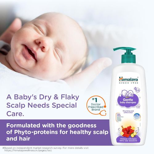 Himalaya Gentle Baby Shampoo | Mild & Tear-Free Formula | Safe for Newborns & Infants