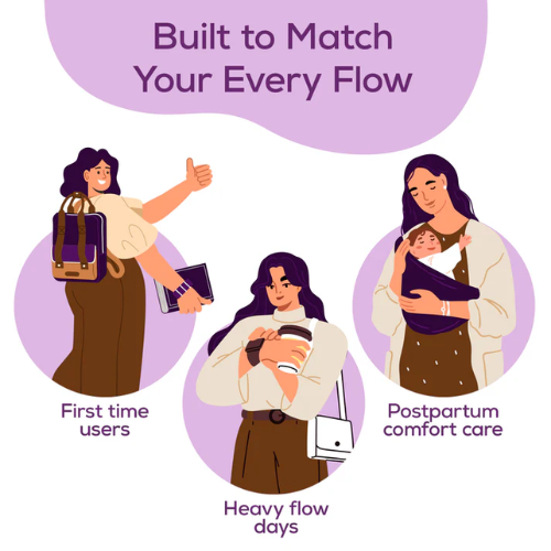 Overnight Period Panties for Heavy Flow (Pack of 10) | Leak-Proof Menstrual Underwear | Buy 1 Get 1 Free