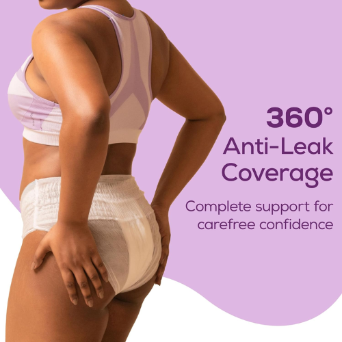 Overnight Period Panties L-XL Size (5 Pack) Buy 1 Get 1 | Leakproof Reusable Menstrual Underwear for Heavy Flow & Night Protection