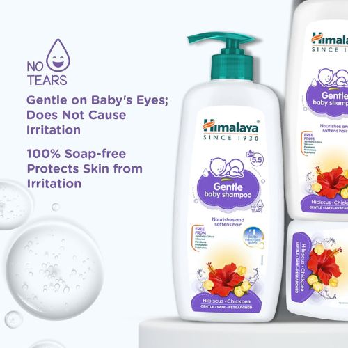 Himalaya Gentle Baby Shampoo | Mild & Tear-Free Formula | Safe for Newborns & Infants