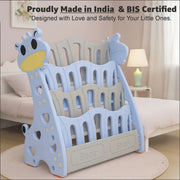 StarAndDaisy Kids Giraffe Bookshelf Organizer | Child-Friendly Book Storage Rack for Kids | Multi-Layer Toy & Book Organizer