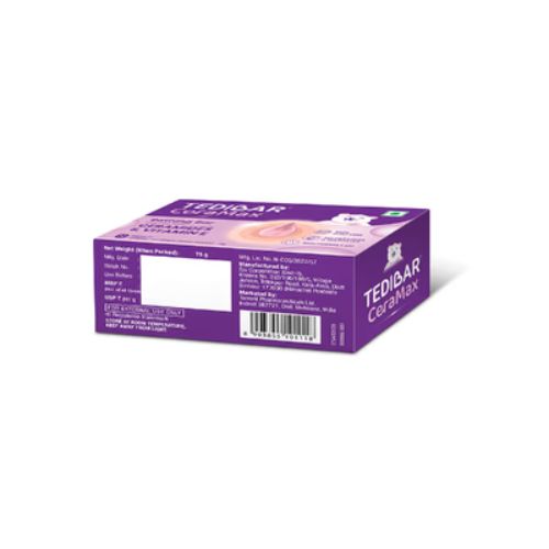 Tedibar Ceramax Baby Bathing Bar 75g | Mild Cleanser for Sensitive & Dry Skin