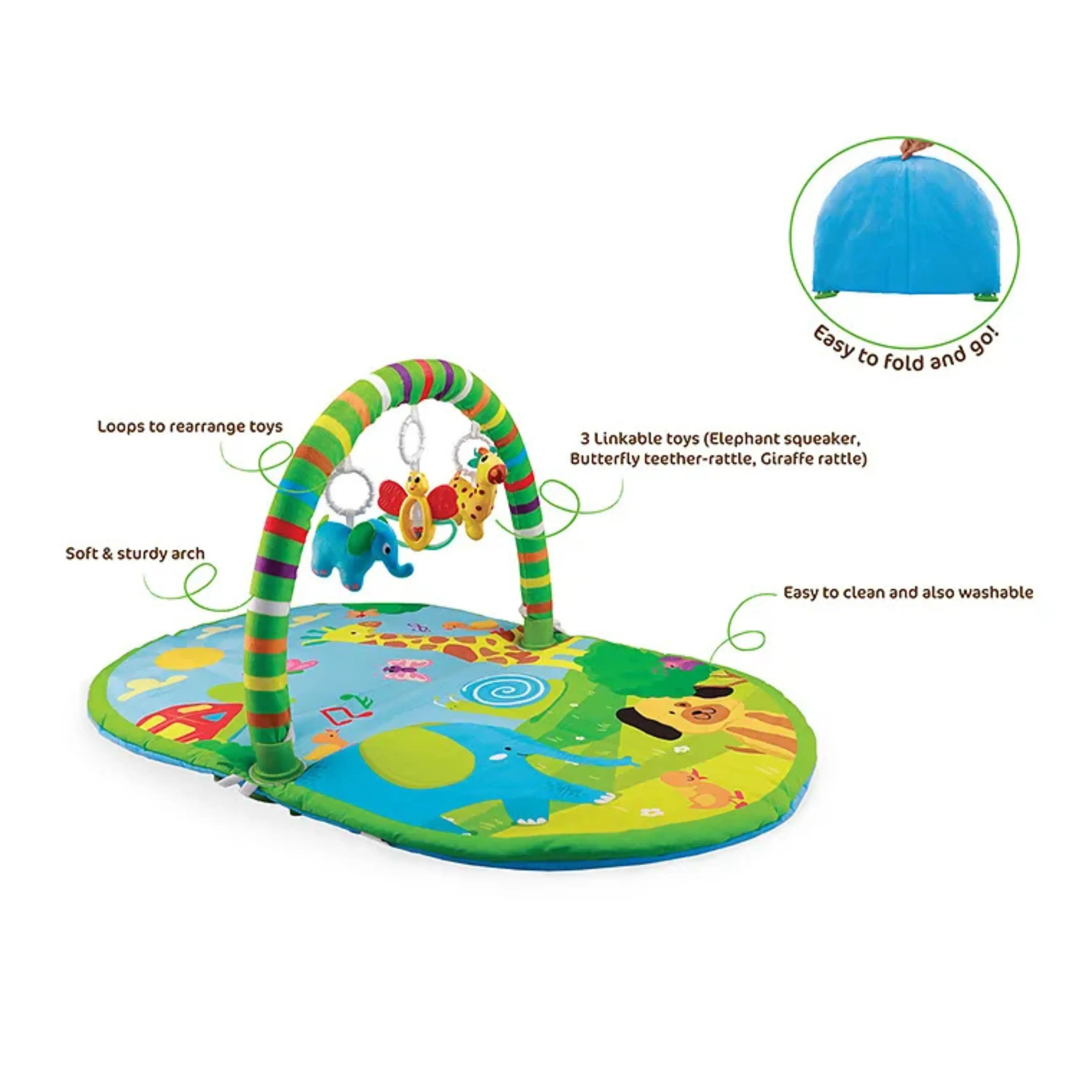 Giggles Funskool 3 in 1 Activity Play gym Deluxe Playgym - 2m+ Giggles Funskool