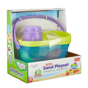 Giggles Funskool Junior Sand Playset, Educational & Creative Construction Toy for Kids, Encourages Learning & Development, Fun Activity for Preschoolers, Gift Set for Kid, Age 18+ Months Giggles Funskool