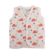 Muslin Button Type Jablas | Muslin Front Button Top For Babies|0-3 months