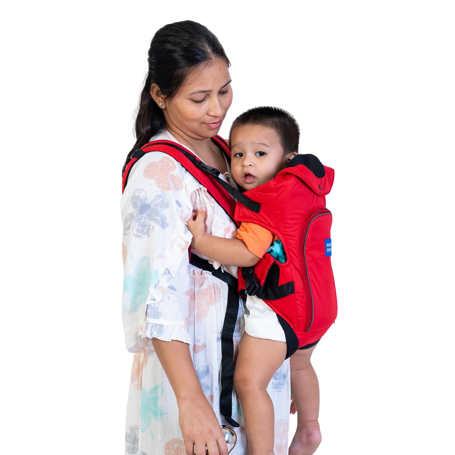 Mee Mee Cuddle Up Baby Carrier With Advanced Support | 6-Way Advantage | Thickly Cushioned | Breathable Fabric | Adjustable Wide Straps | Safe & Comfortable | 0m+ upto 12kgs