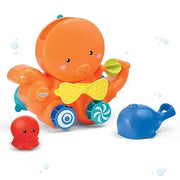 Giggles Funskool Pour & Play Octopus Bath Toy For Kids, Toy For 2 Year Kid, Perfect For Bath Time Play, Water Play, Infant And Preschool Giggles Funskool