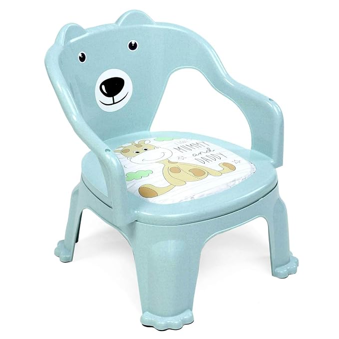 Baby Bucket Chair with Tray | Strong Plastic Feeding, Study & Kids Chair | Portable Baby Chair up to 35 Kg (Copy)