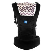 Mee Mee Cuddle Up Baby Carrier | 0-2 Years, Upto 16 Kgs Baby | Light Weight Kangaroo Baby Carry Bags/Wrap | Padded Waist Belt Comfortable Carrying Positions | Lightweight & Travel Friendly (Black Grey)