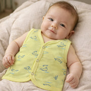 Cotton Button Jabla for Baby | Soft Breathable Front Open Jabla for Newborns & Infants | Comfortable Daily Wear