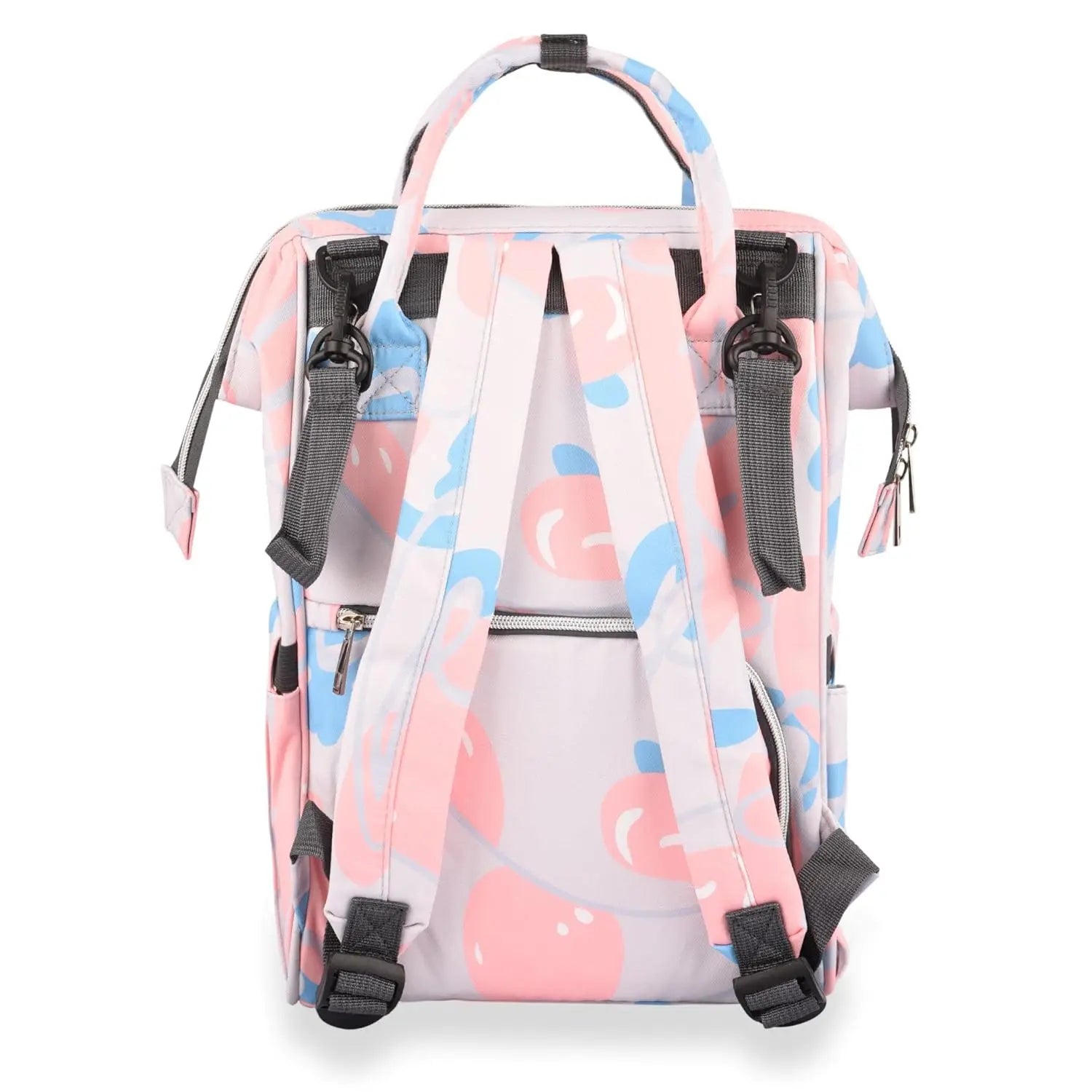 Mee Mee Baby Diaper Bag | Stylish Maternity Backpack | Large Capacity to Carry all Baby Needs | Use for Traveling, Occasion | Durable & Multifunctional (Orange Abstract) Mee Mee