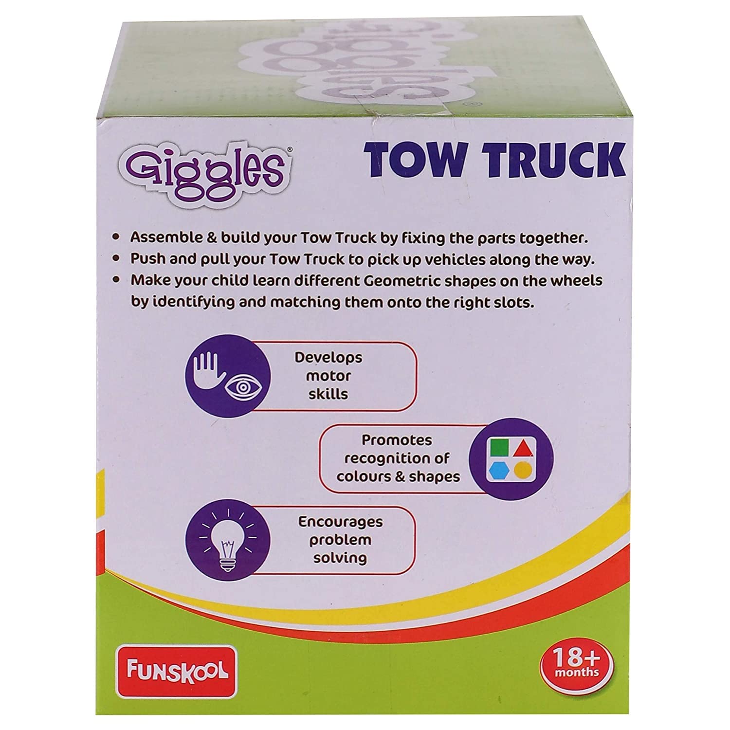 Giggles Vehicles Tow Truck Toy - 18m+