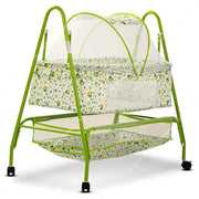 Baybee Enchant Baby Swing Cradle for Baby – Baby Cradle Swing Jhula with Mosquito Net, Storage Basket & Wheels | Newborn to 12 Months