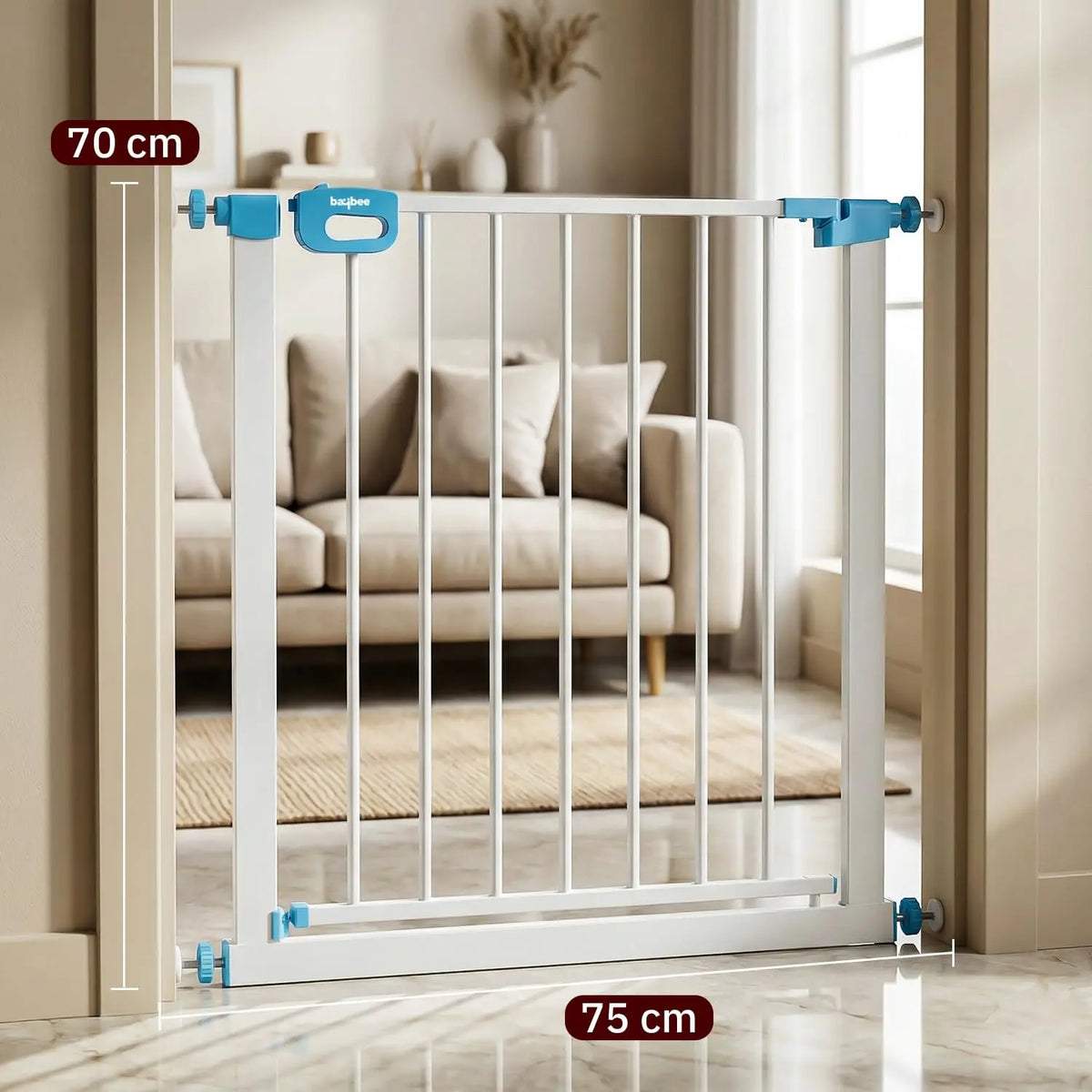 Baybee Baby Safety Gate for Door & Stairs