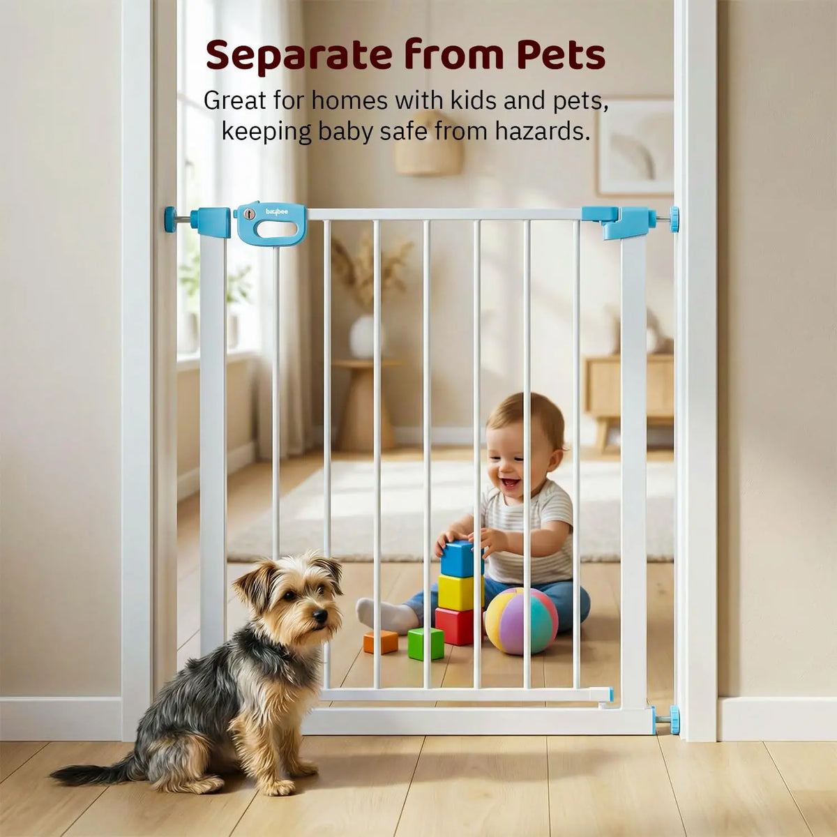Baybee Baby Safety Gate for Door & Stairs
