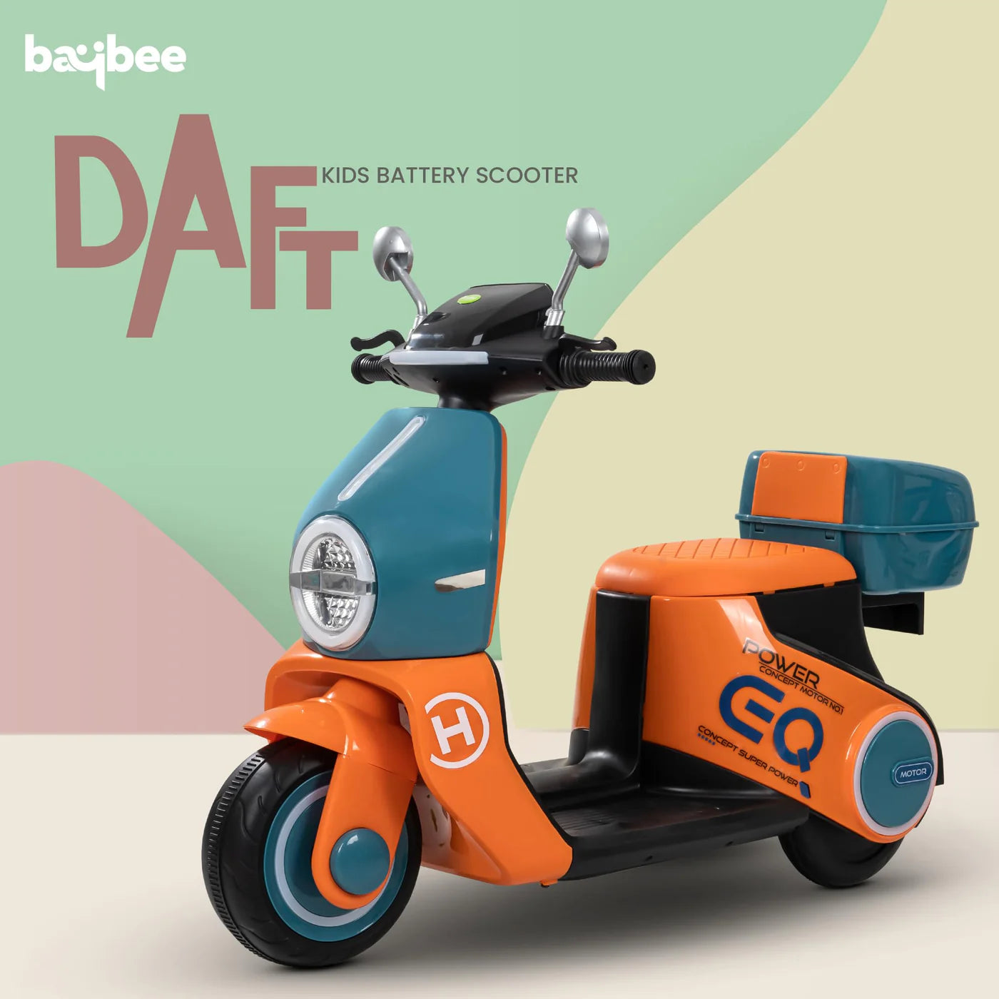 Baybee Daft Rechargeable Battery Operated Bike for Kids