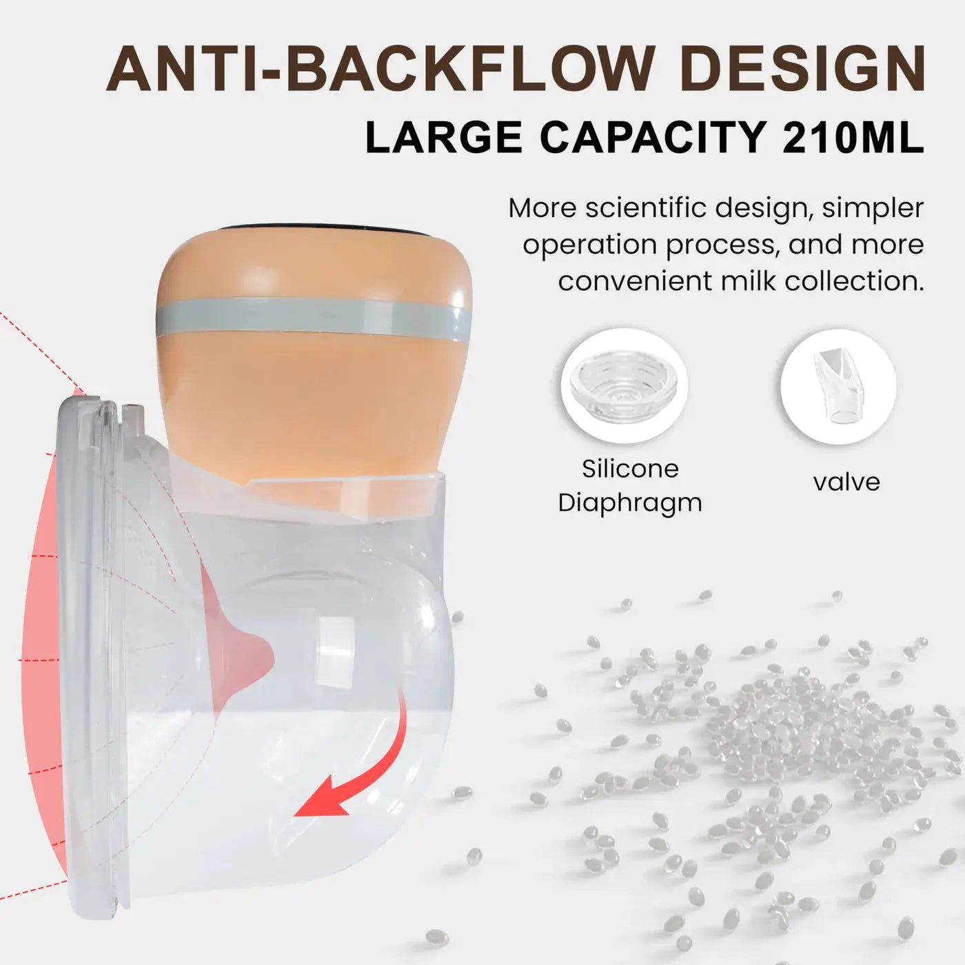 Baybee LED Screen - Wearable Electric Breast Pump | 3 Modes & 12 Levels | LED Screen Display | Light Weight & Portable | BPA Free - 150ml Capacity Milk cup baybee