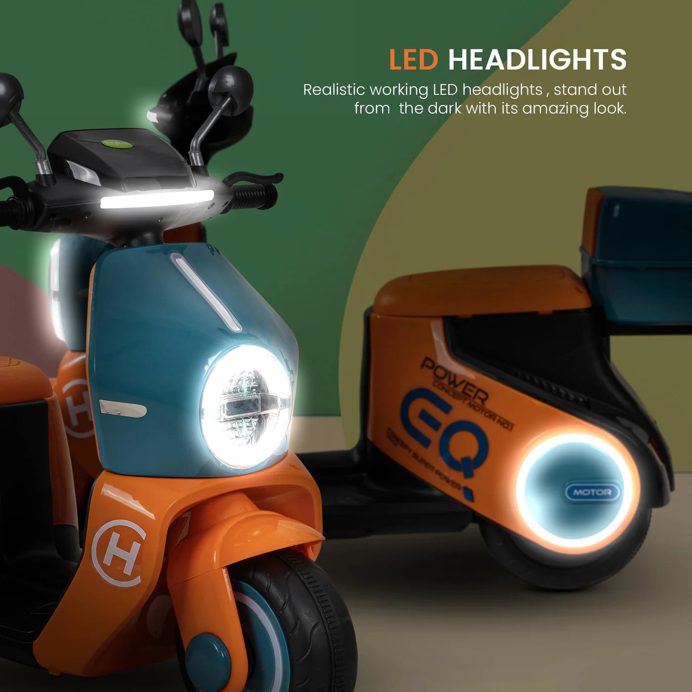 Baybee Daft Rechargeable Battery Operated Bike for Kids
