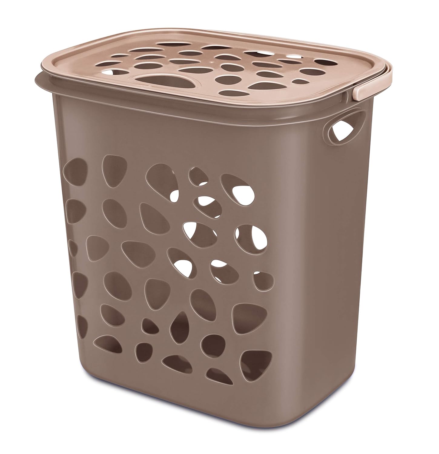 Milton Hamper Laundry/Toy Organizer Basket, 35 liters, Brown