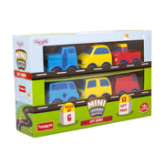 Funskool Giggles - Mini Vehicles City Series, Push and go Multicolor, Combo Pack, Gift Set, for 18 Months and Above. Giggles Funskool