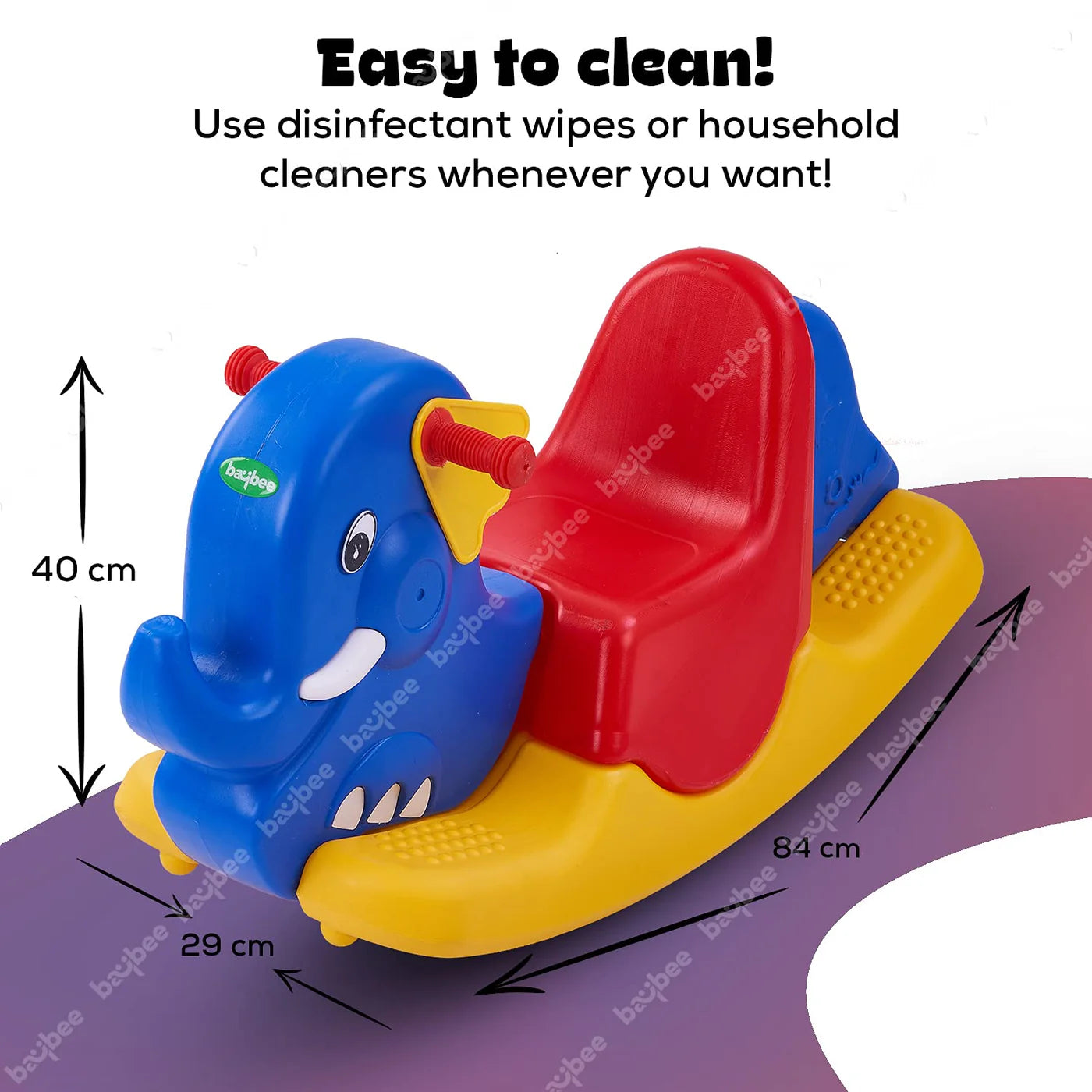 Baybee Baby Rocking Chair Elephant Horse for Kids