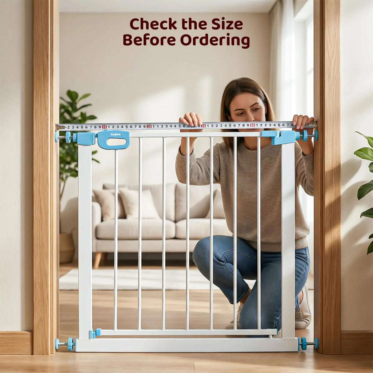 Baybee Baby Safety Gate for Door & Stairs