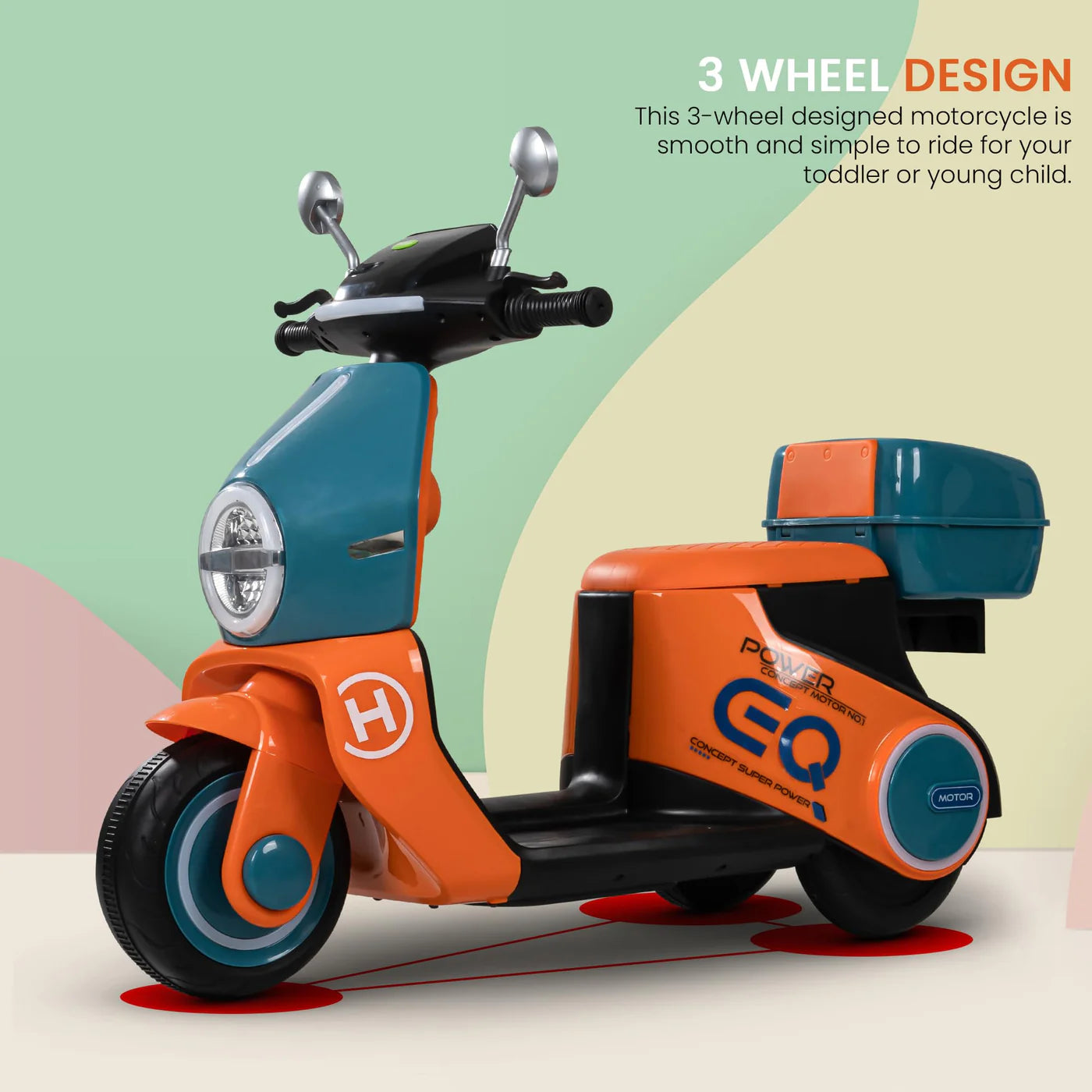 Baybee Daft Rechargeable Battery Operated Bike for Kids