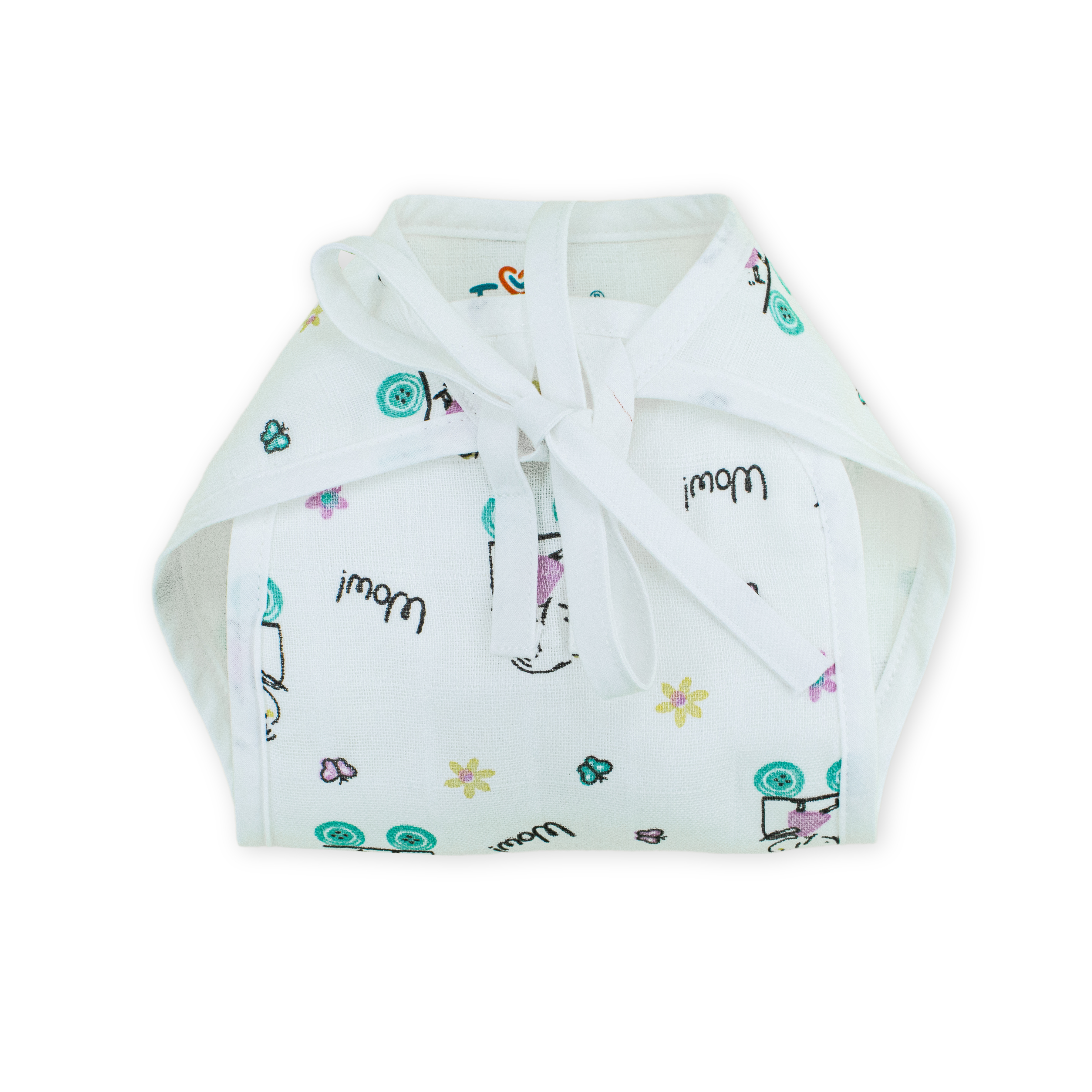 Printed Muslin Nappies for Baby | Soft & Breathable Cotton Reusable Cloth Diapers | Washable Langot for Newborns & Infants