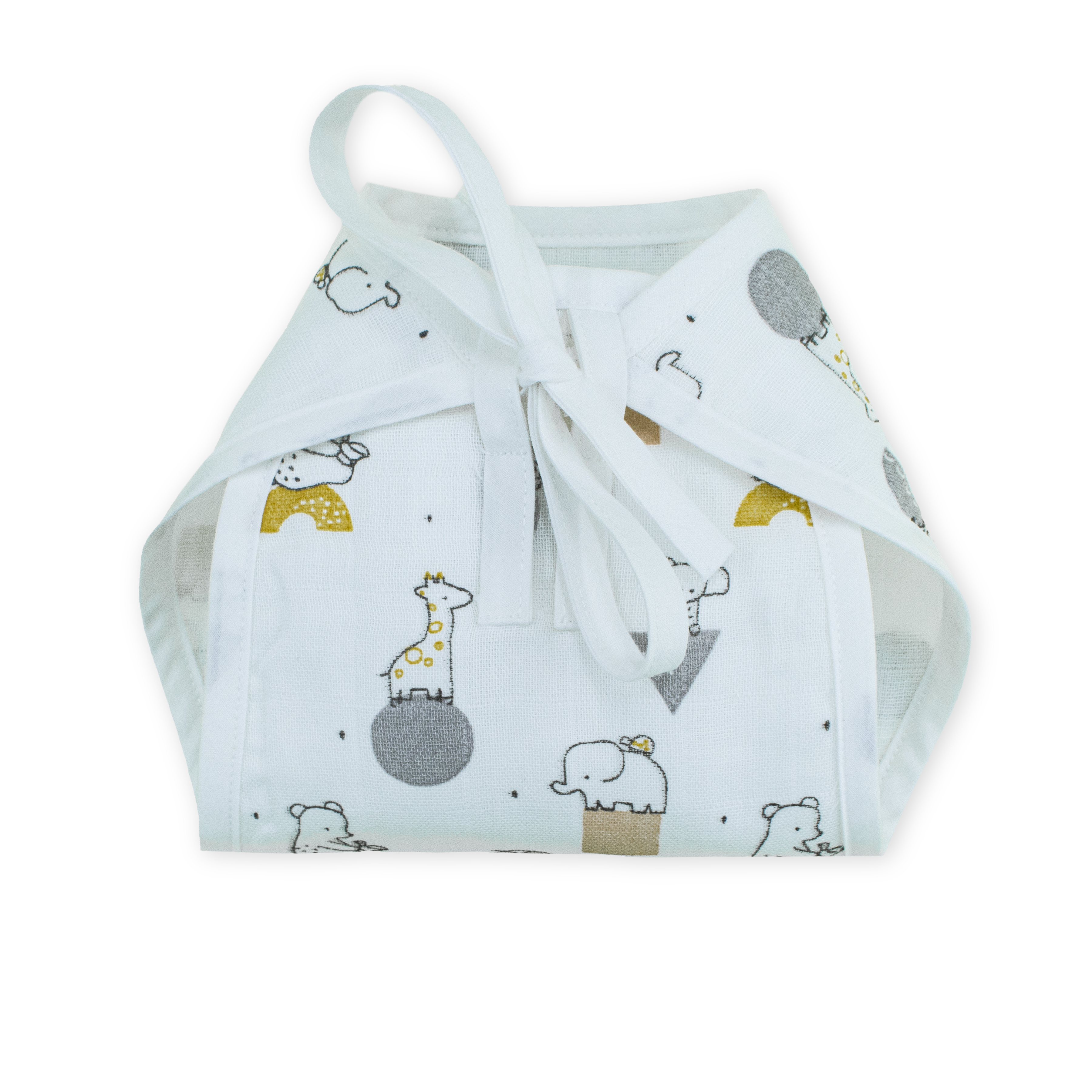 Printed Muslin Nappies for Baby | Soft & Breathable Cotton Reusable Cloth Diapers | Washable Langot for Newborns & Infants