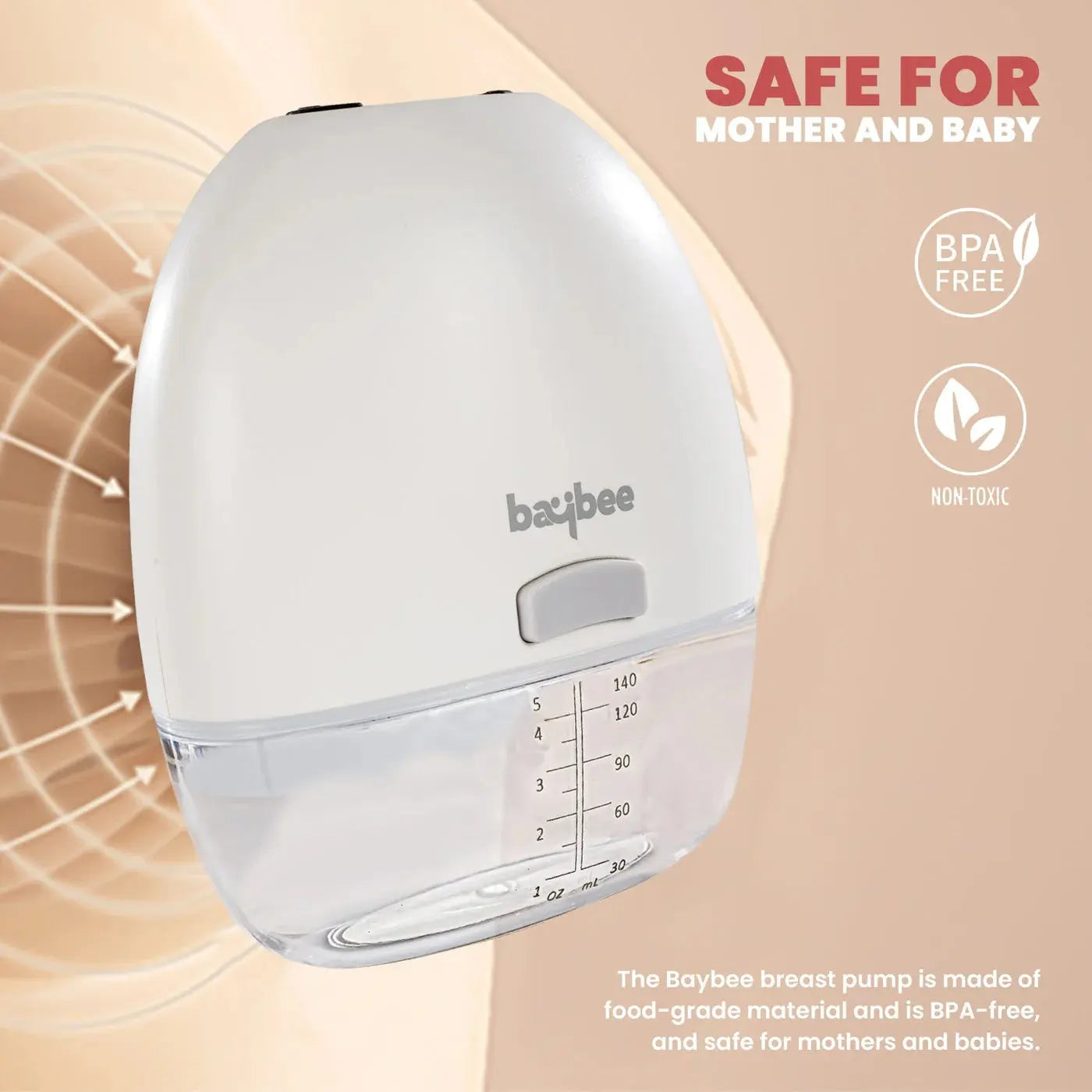 Baybee Ultra Slim Electric Breast Pump for Feeding Mothers, Automatic Breast Feeding Pump Electrical with Led baybee