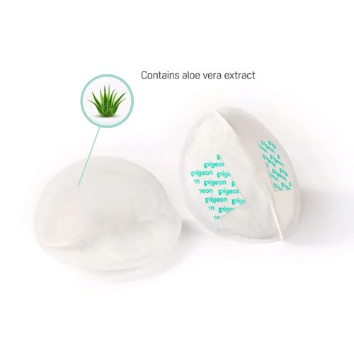 Pigeon Comfy Feel Breast Pads | Ultra Soft Leak-Proof Nursing Pads for Breastfeeding Moms