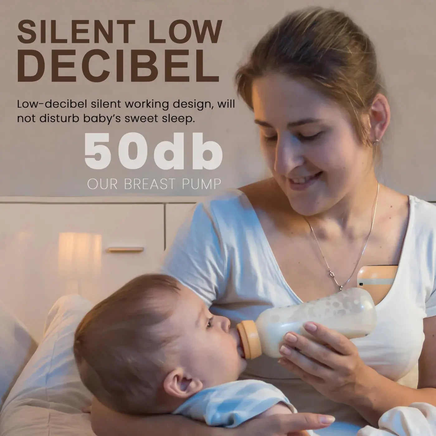 Baybee LED Screen - Wearable Electric Breast Pump | 3 Modes & 12 Levels | LED Screen Display | Light Weight & Portable | BPA Free - 150ml Capacity Milk cup baybee