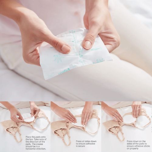 Pigeon Comfy Feel Breast Pads | Ultra Soft Leak-Proof Nursing Pads for Breastfeeding Moms