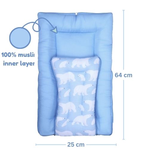 100% Organic Muslin Baby Carry Bed | Baby Muslin Carry Nest | Baby Carrier