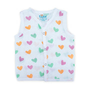 Muslin Button Type Jablas | Muslin Front Button Top For Babies