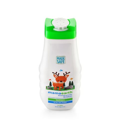 Mamaearth Baby Powder 150g | With Organic Oatmeal & Arrowroot Powder | Gentle & Talc-Free