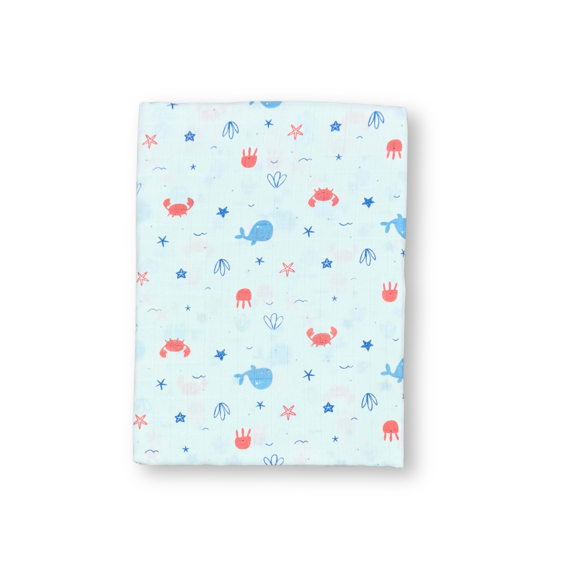 Organic 100% Cotton Baby Muslin Cloth Swaddle | 0-12 Months | 110x110 cm | Pack of 1 babee D
