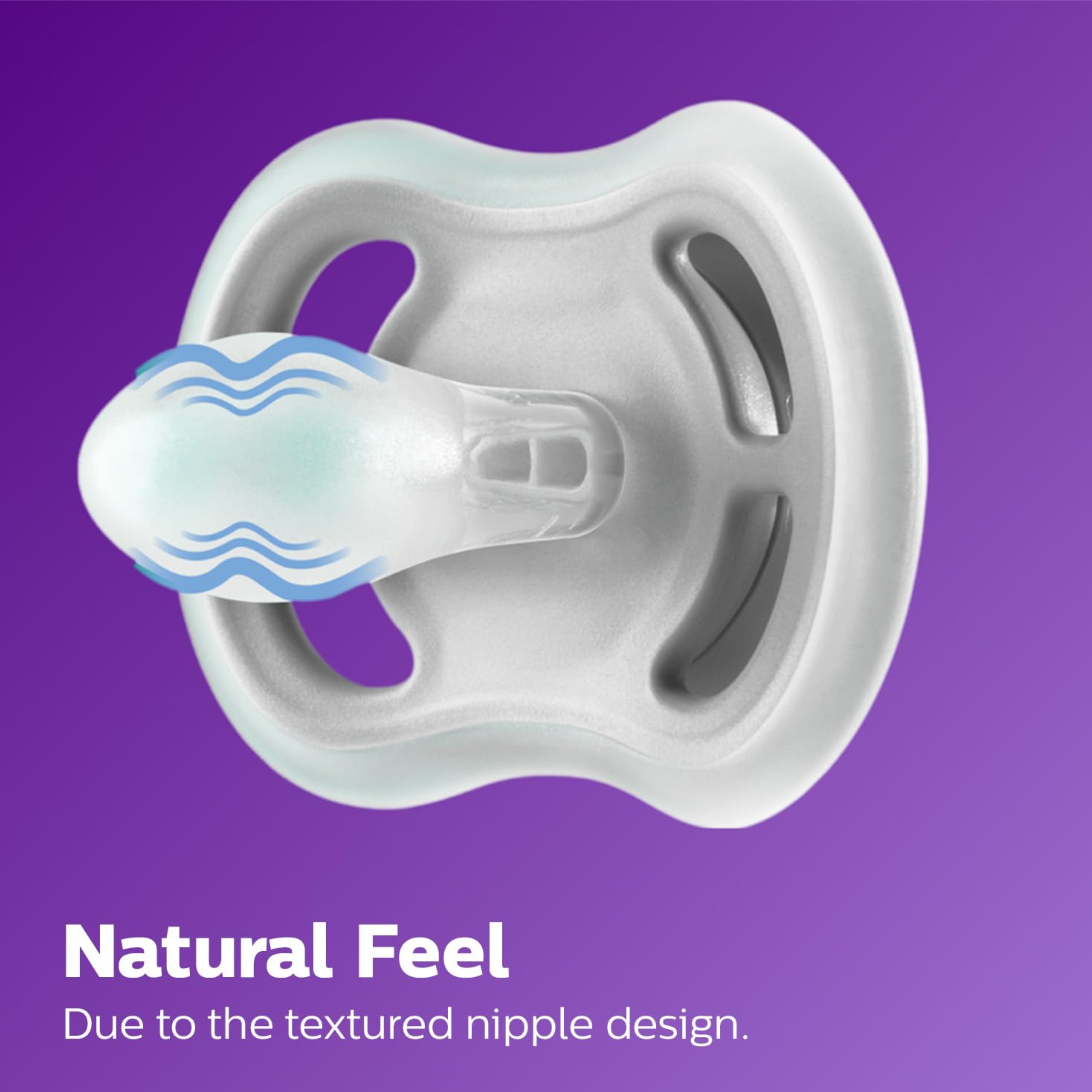 Philips Avent Ultra Air Baby Soother 0-6 Months | Lightweight Breathable Pacifier for Newborn Babies | BPA Free Silicone Nipple (Pack of 2)