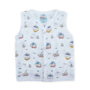 Muslin Button Type Jablas | Muslin Front Button Top For Babies