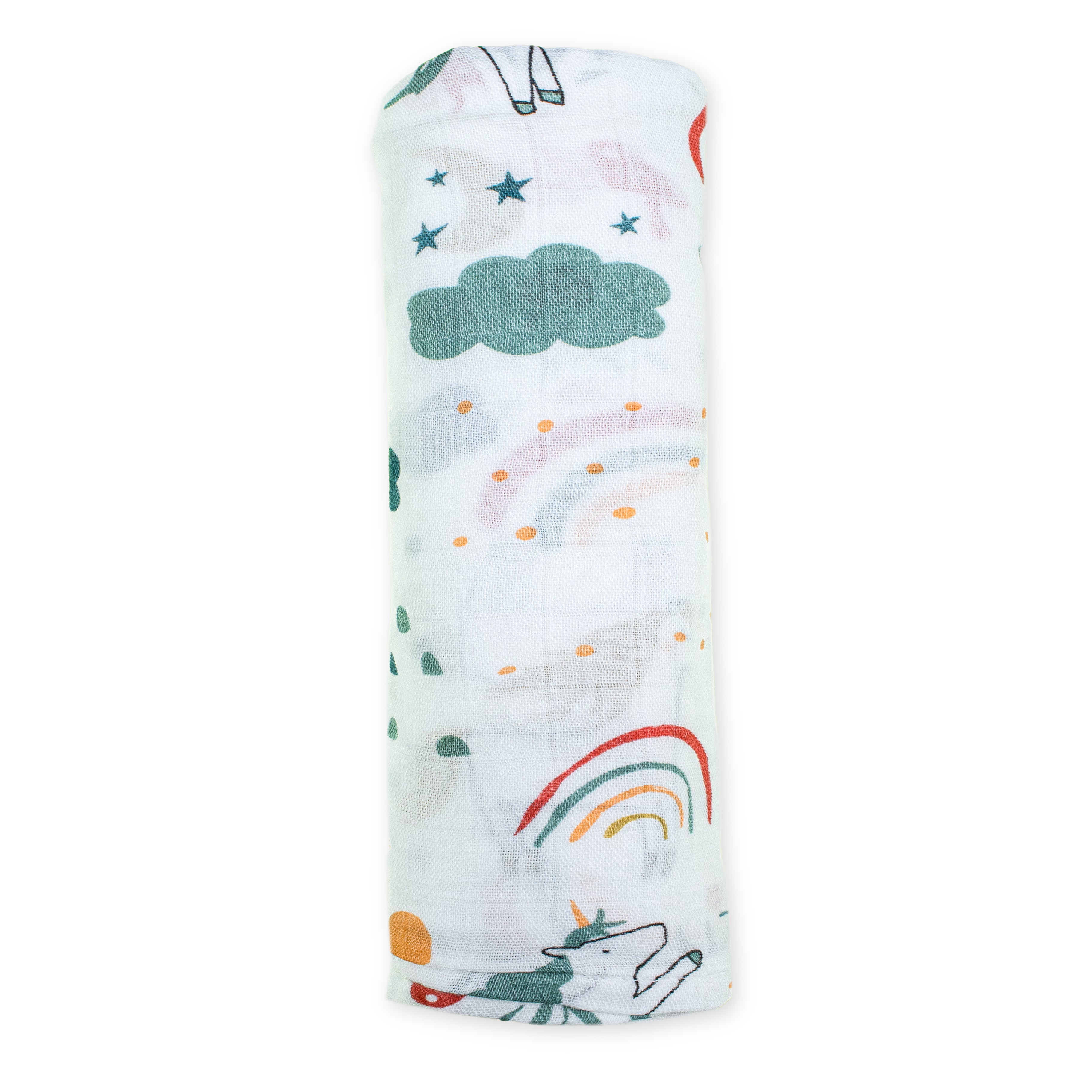 Organic 100% Cotton Baby Muslin Swaddle Cloth | Ultra-Soft & Breathable | 110×110 cm | Newborn–12 Months | Pack of 1