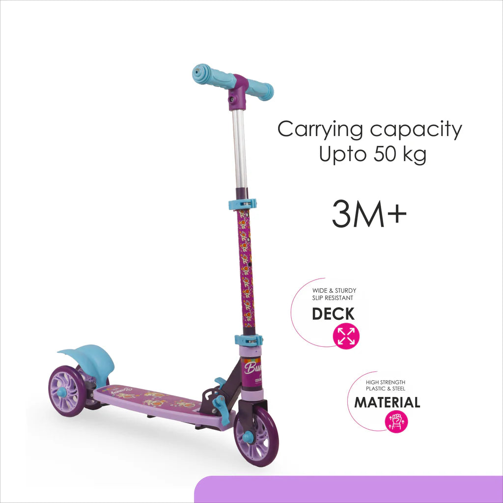 Bunny 3 Wheels Kick Ride Kids Scooter