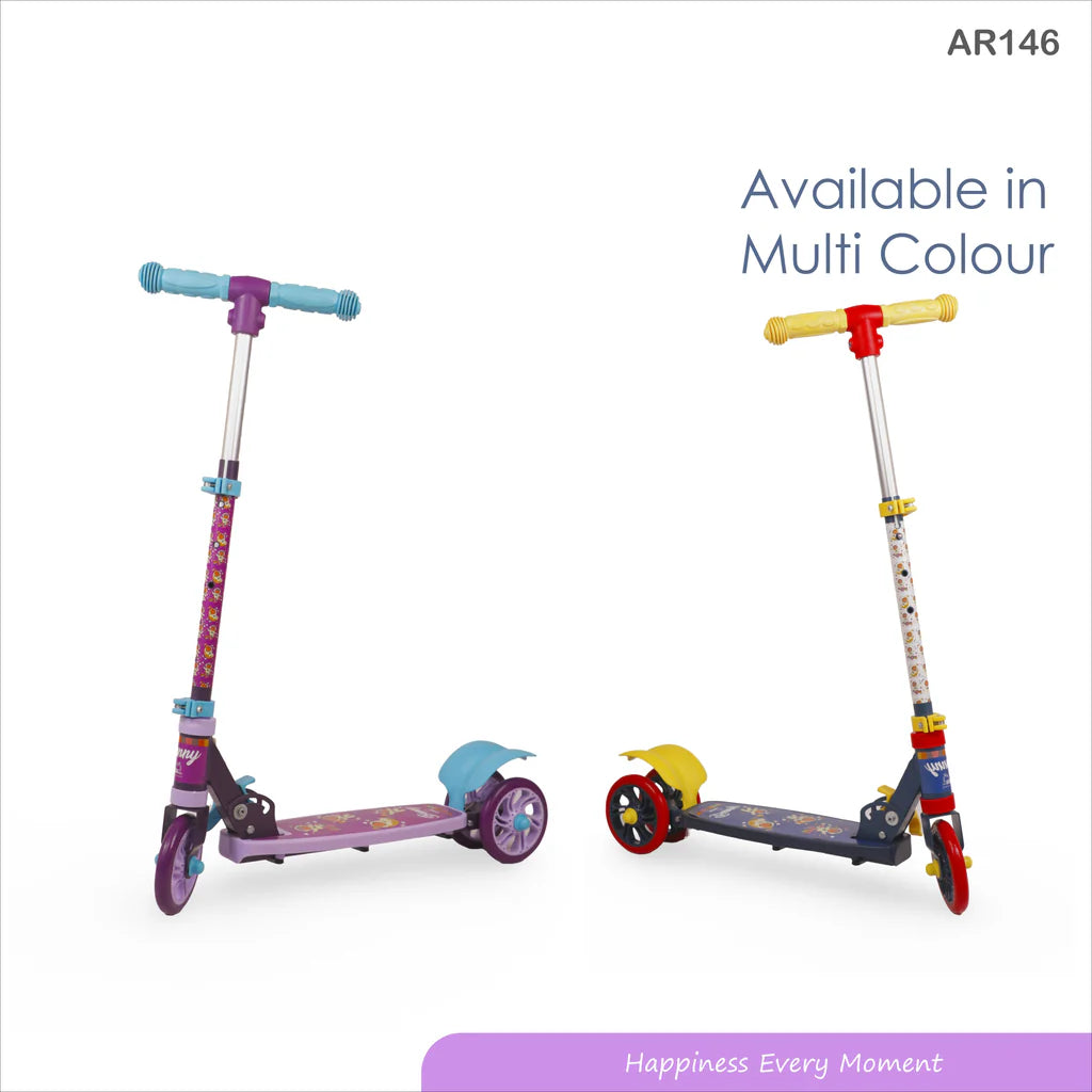 Bunny 3 Wheels Kick Ride Kids Scooter