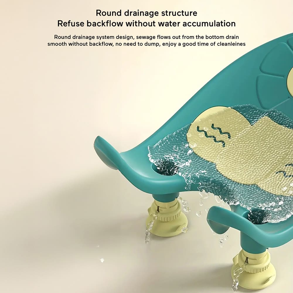 StarAndDaisy Foldable Baby Sink Bath Seat with Suction Cups | Clean Rinse Baby Bather & Portable Wash Basin for Newborns and Infants | Non-Slip Infant Bath Support for Home Use