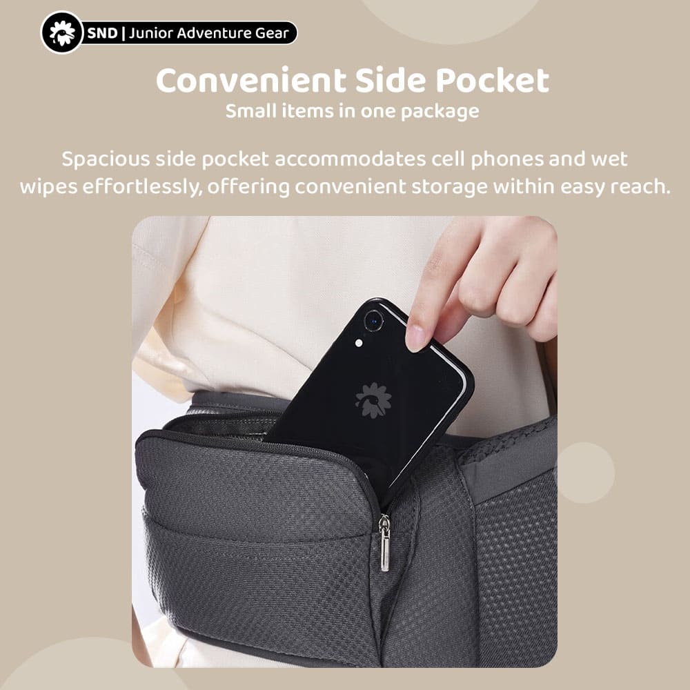 StarAndDaisy Premium Baby Carrier, Hip Seat Baby Carrier with 4 Carry Positions for 0-36 Months – Blue