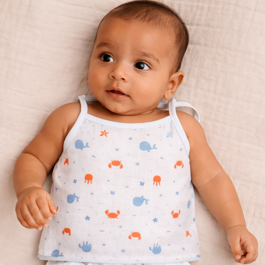Muslin Knot Type Jablas | Muslin Top Knot Top For Babies