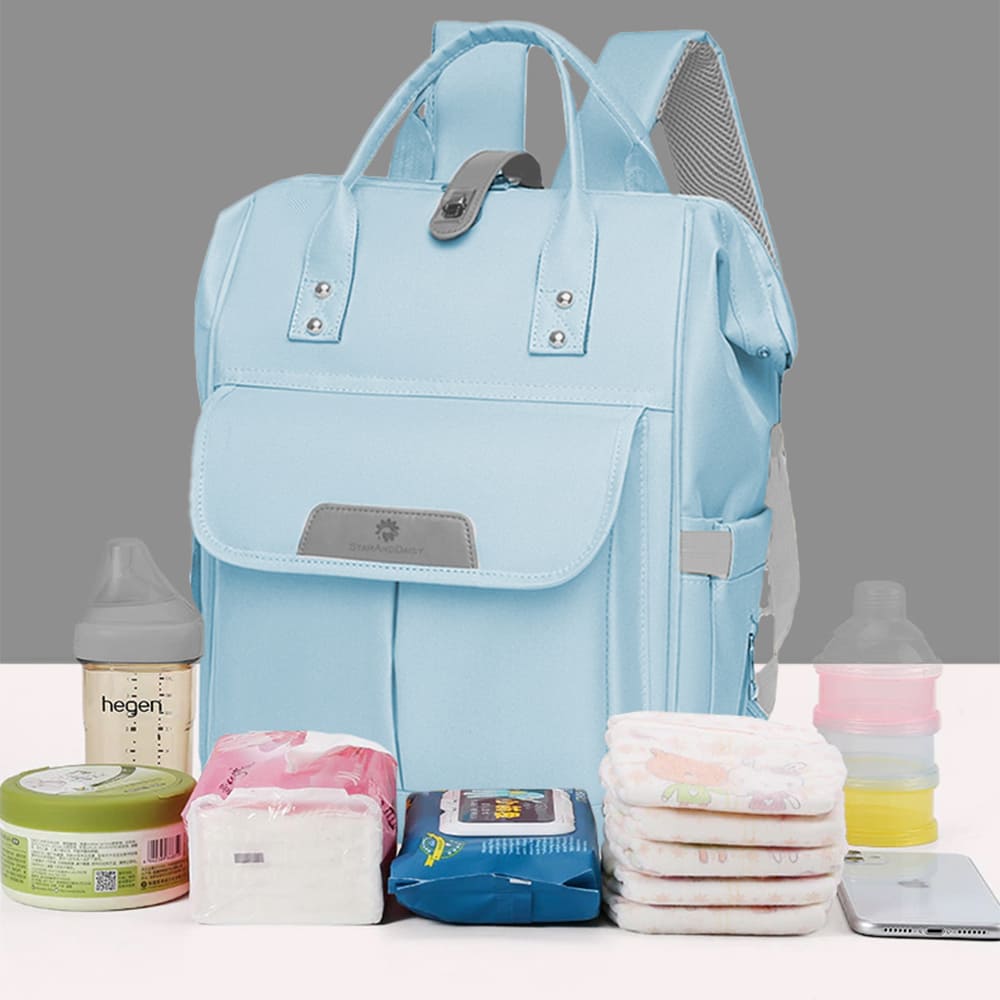 StarAndDaisy Diaper Bag for Moms | Stylish Baby Diaper Backpack with Multiple Compartments, Large Storage & Water-Resistant Design for Daily Essentials & Travel