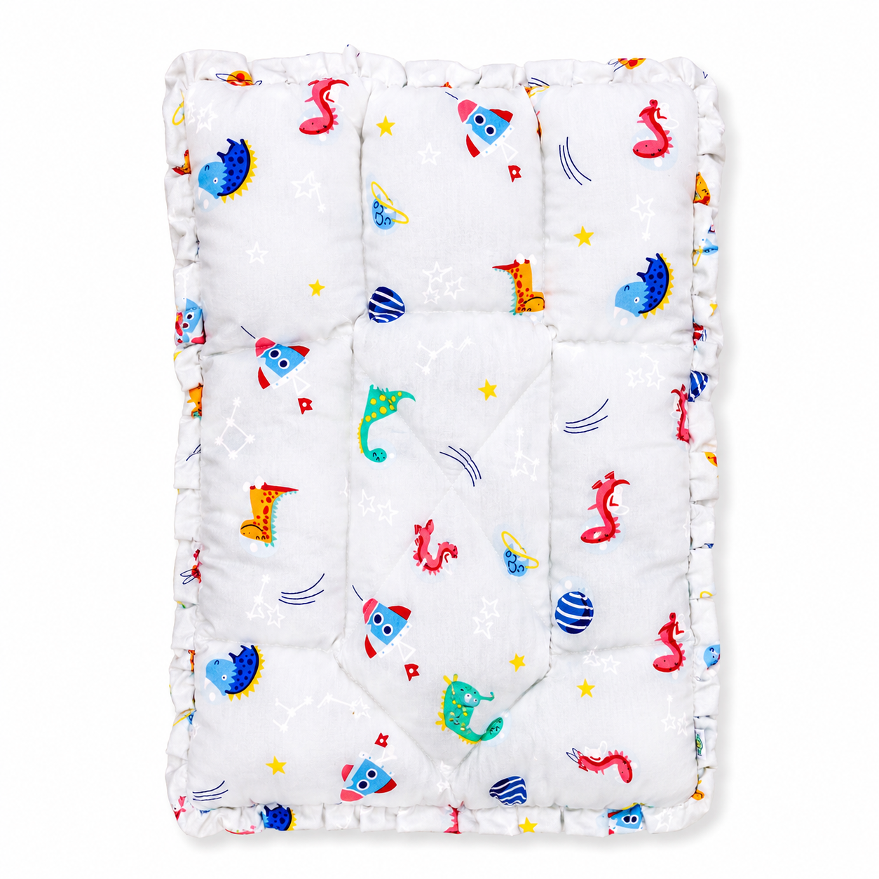 Premium Baby Bedding Mattress | Soft Cotton Quilted Baby Sleeping Bed | Lightweight & Comfortable | Newborn Baby Mattress