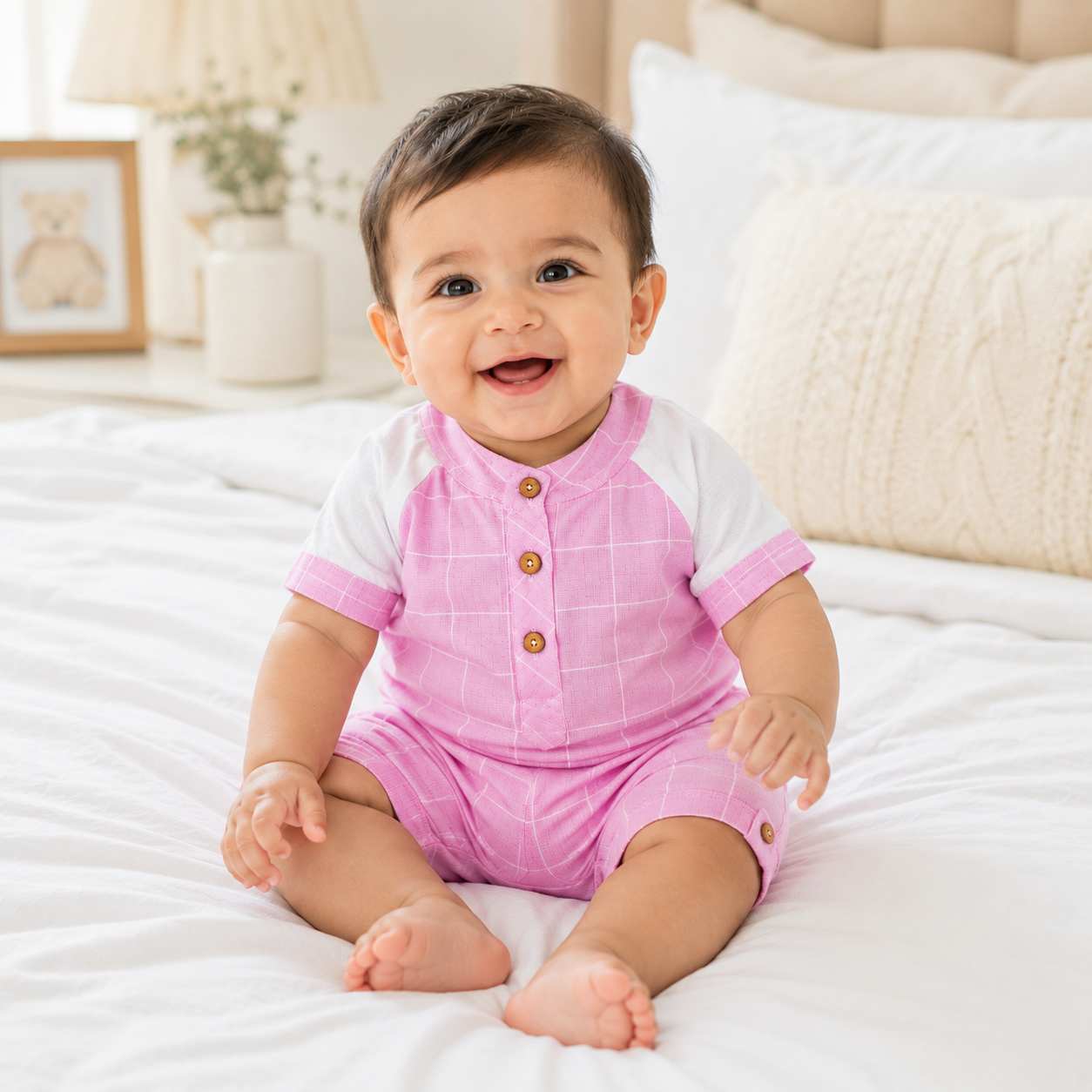 Premium Baby Boys Cotton Shirt & Shorts Set|3-6 Months Toddler Clothing