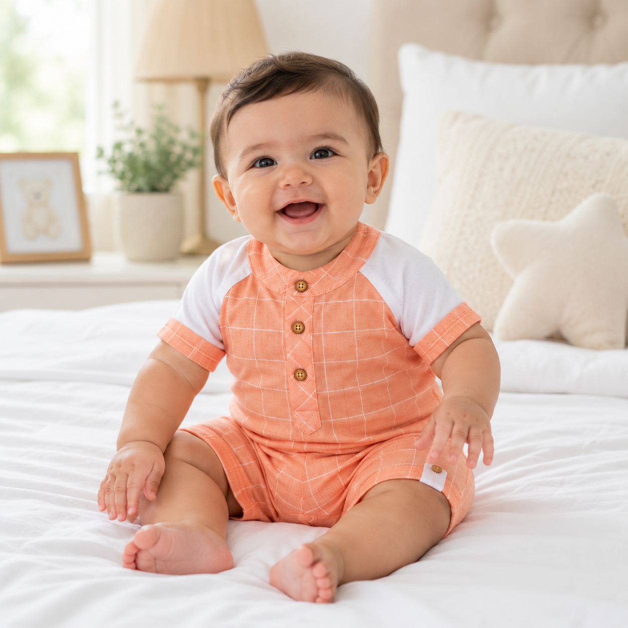 Premium Baby Boys Cotton Shirt & Shorts Set|3-6 Months Toddler Clothing