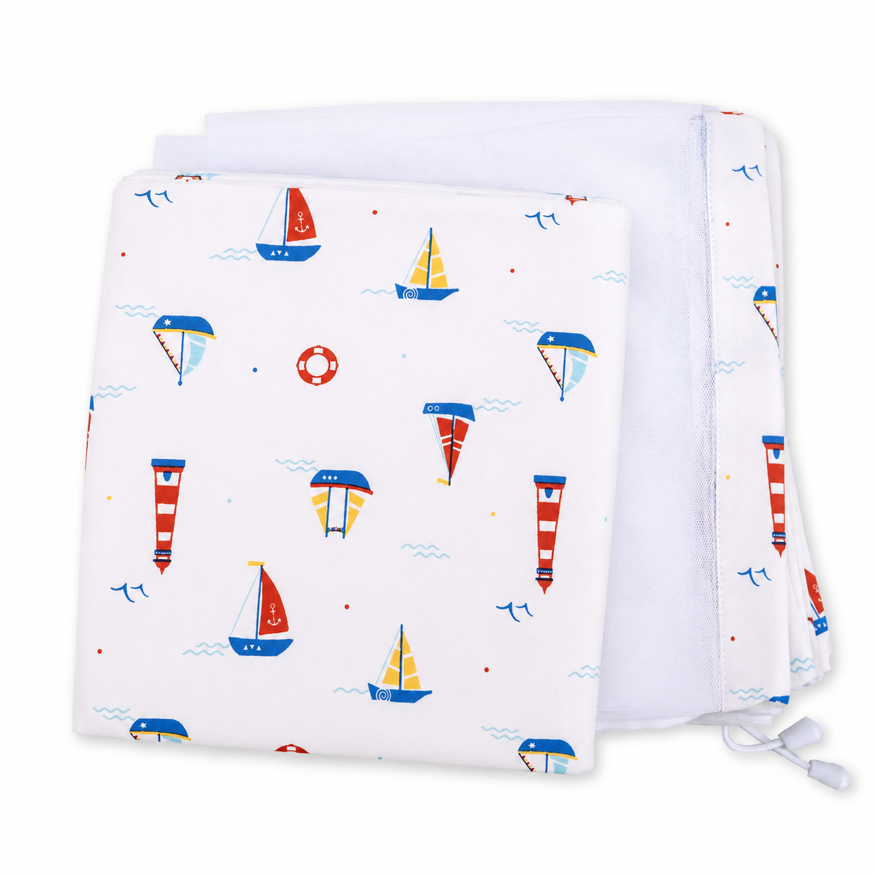 Premium Baby Cradle Cloth with Mosquito Net | Soft Cotton Hanging Cradle Fabric | Breathable | Newborn Baby Swing Cloth